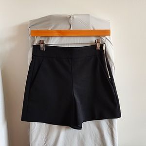Zara high waist black dressy shorts, XS